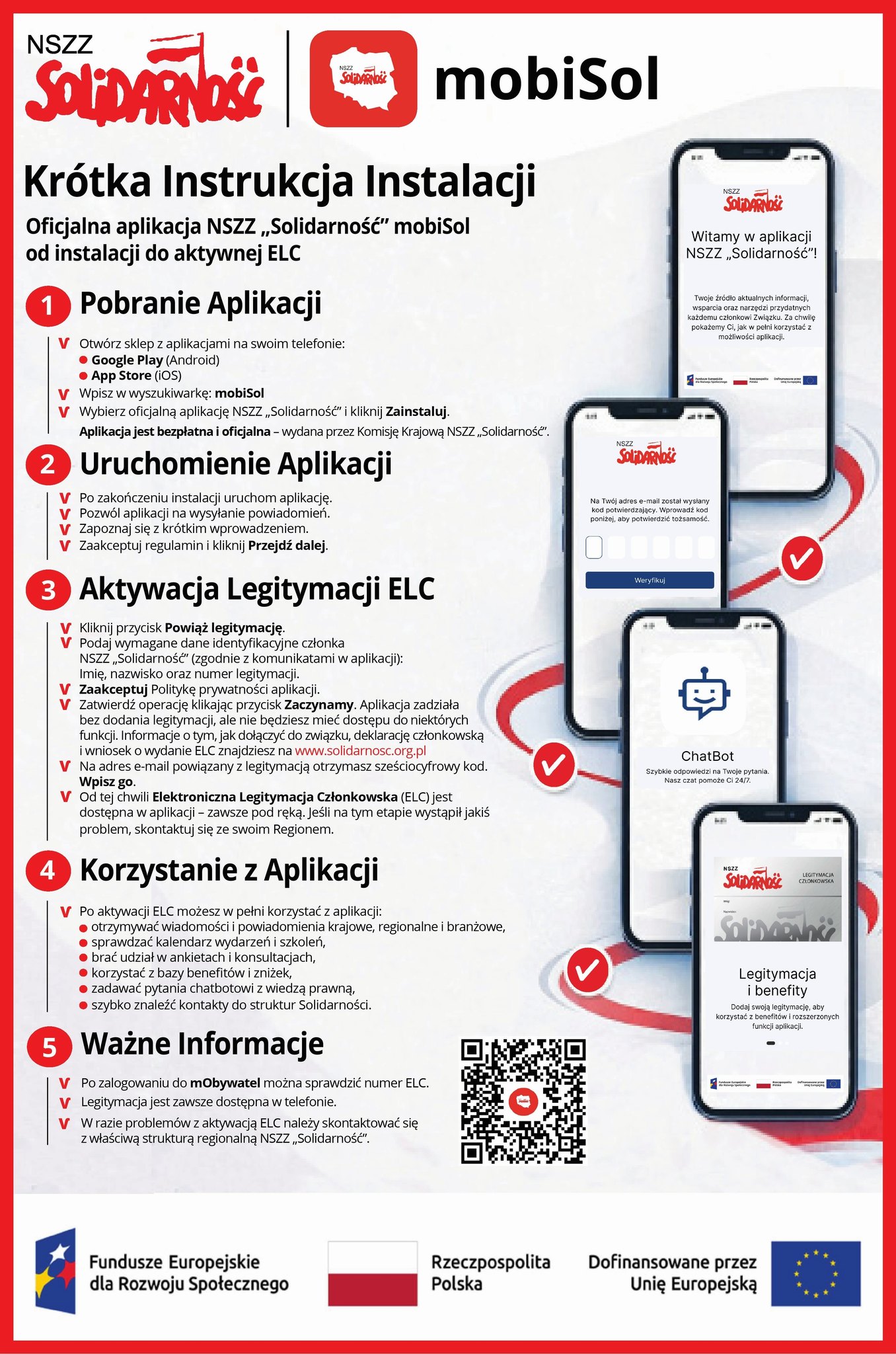 Aplikacja NSZZ Solidarność